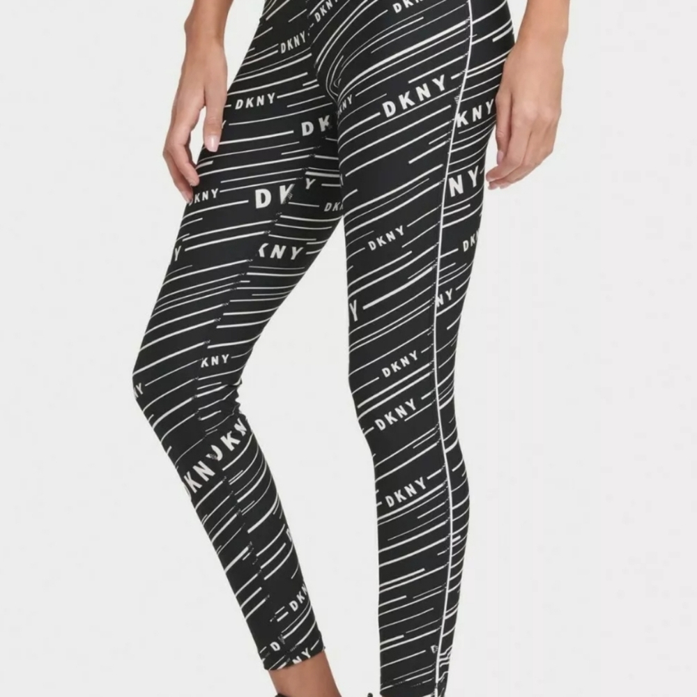 DKNY Womens Sport Meteorite Print High Waist